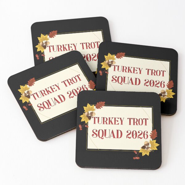 Item preview, Turkey Trot Squad 2026 | Elegant Autumn Leaves designed and sold by PROPera-design.