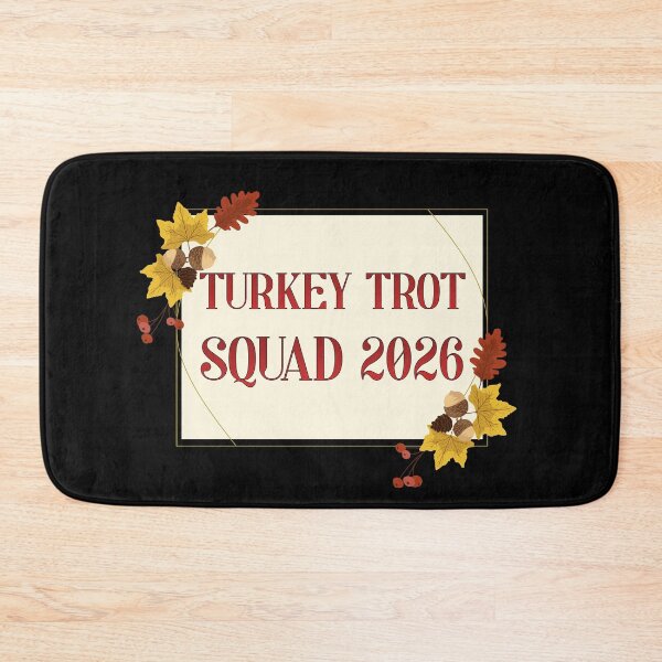 Item preview, Turkey Trot Squad 2026 | Elegant Autumn Leaves designed and sold by PROPera-design.