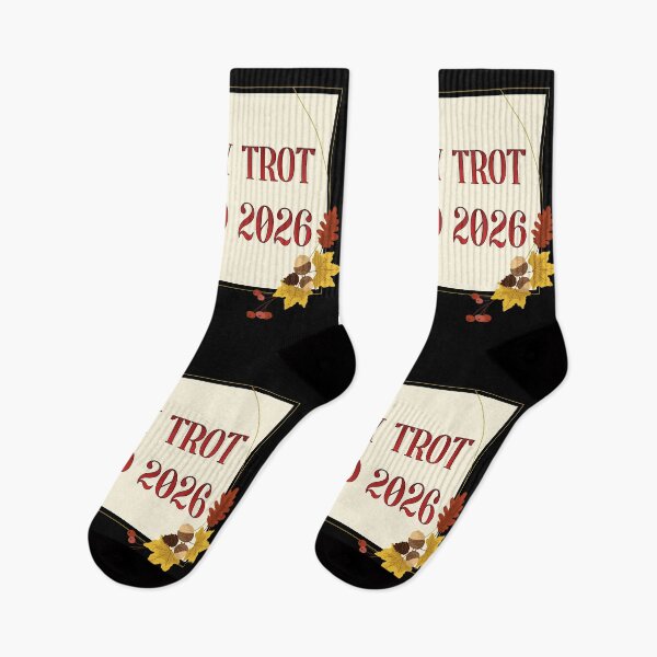 Item preview, Turkey Trot Squad 2026 | Elegant Autumn Leaves designed and sold by PROPera-design.