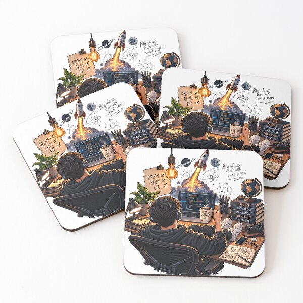 Item preview, Fueled by Coffee & Ideas – Tech Creator Coding Science Innovation designed and sold by KenjiSano.