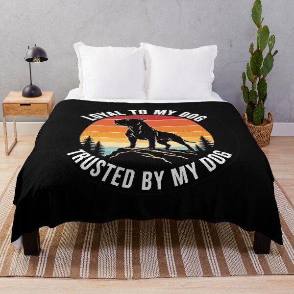 Item preview, Loyal To My Dog Trusted By My Dog Pitbull designed and sold by Loona97.