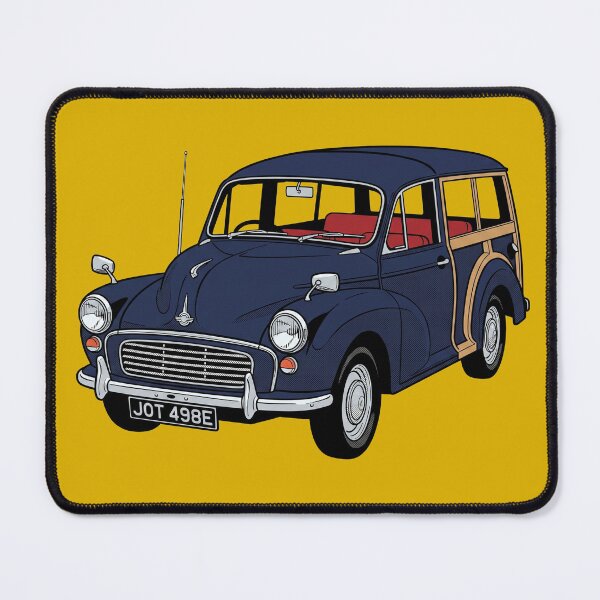 Item preview, The English Woodie Traveller - Vintage Retro British Classic Car Art Print designed and sold by FreiherrPK.