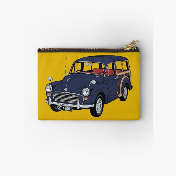 Item preview, The English Woodie Traveller - Vintage Retro British Classic Car Art Print designed and sold by FreiherrPK.