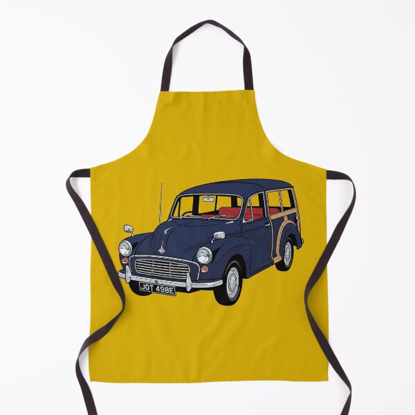 Item preview, The English Woodie Traveller - Vintage Retro British Classic Car Art Print designed and sold by FreiherrPK.