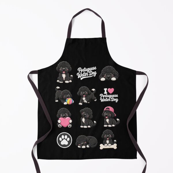 Item preview, Cute Portuguese Water Dog stickers and apparel design designed and sold by rafaeltto.
