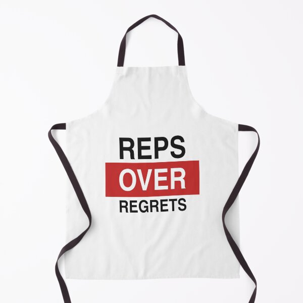 Item preview, Reps Over Regrets - Gym Motivation Quote designed and sold by KLIFT.