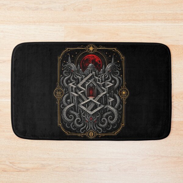 Item preview, Lovecraft R'lyeh Labyrinth Under a Blood Moon designed and sold by Fenay Designs.