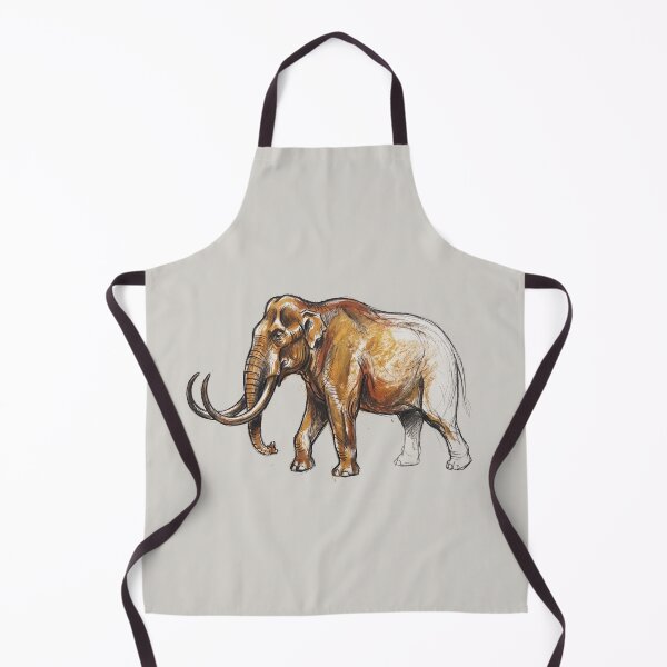 Item preview, Columbian Mammoth Antiquarian Study - Prehistoric Pleistocene Paleoart Print designed and sold by FreiherrPK.