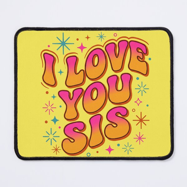 Item preview, Retro 70s I Love You Sis Groovy Sister Birthday Gift designed and sold by KreonaTime.