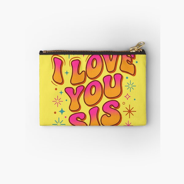 Item preview, Retro 70s I Love You Sis Groovy Sister Birthday Gift designed and sold by KreonaTime.