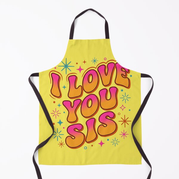 Item preview, Retro 70s I Love You Sis Groovy Sister Birthday Gift designed and sold by KreonaTime.