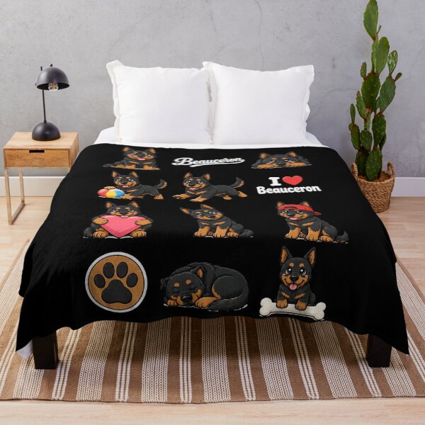 Item preview, Cute Beauceron stickers and apparel design designed and sold by rafaeltto.