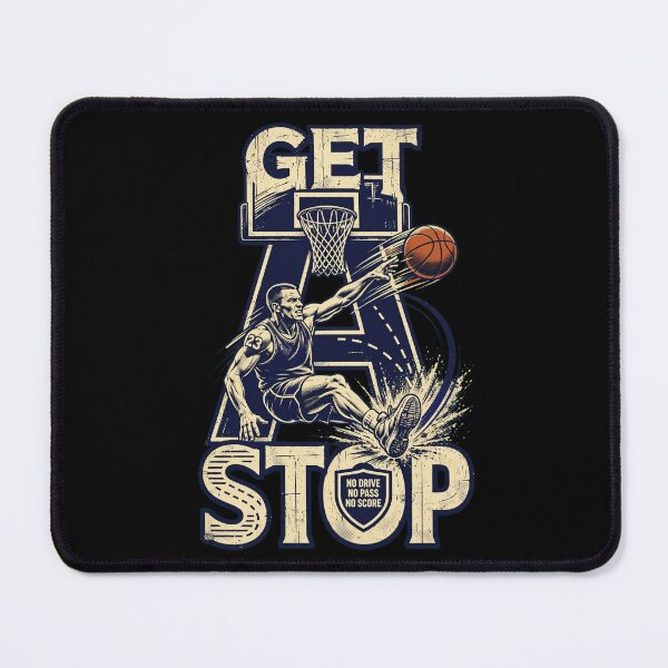 Item preview, Get a Stop Basketball Design, Basketball Defense Shirt, Basketball Player Gift, Defensive Basketball Graphic, Hoops Training, Basketball Coach Gift, Basketball Lover Artwork, Hoops Culture designed and sold by Typologystudios.