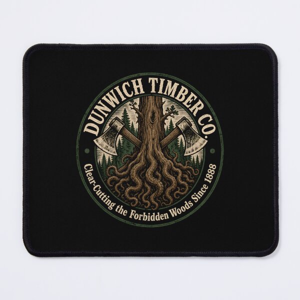 Item preview, Lovecraft Dunwich Timber Co. Forbidden Woods Badge designed and sold by Fenay Designs.