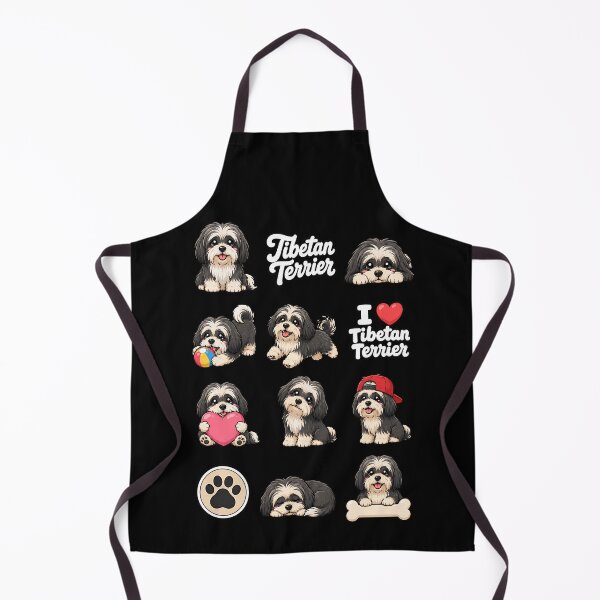Item preview, Cute Tibetan Terrier stickers and apparel design designed and sold by rafaeltto.