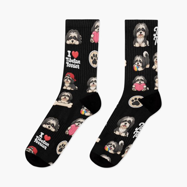 Item preview, Cute Tibetan Terrier stickers and apparel design designed and sold by rafaeltto.
