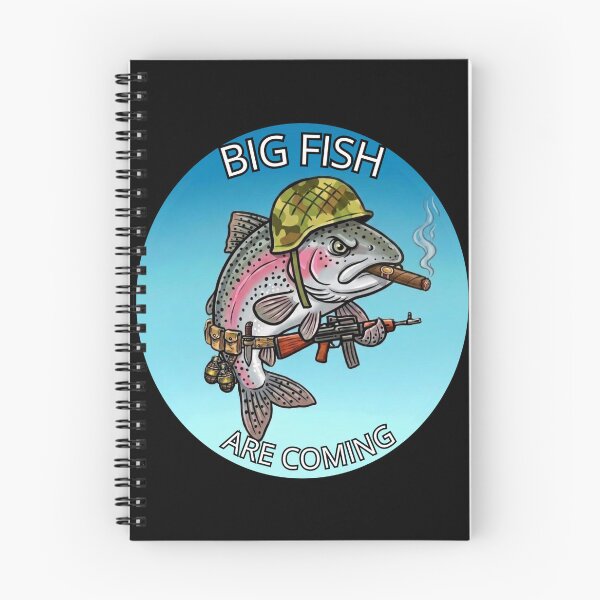 Item preview, Big Fish Are Coming - Tactical Trout Fishing designed and sold by Stefanrajzer.