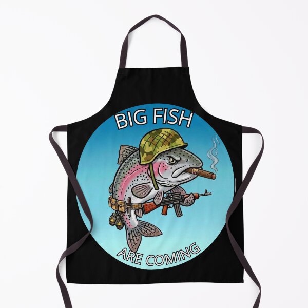 Item preview, Big Fish Are Coming - Tactical Trout Fishing designed and sold by Stefanrajzer.