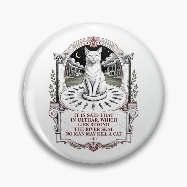 Item preview, Lovecraft Cats of Ulthar: No Man May Kill a Cat designed and sold by Fenay Designs.