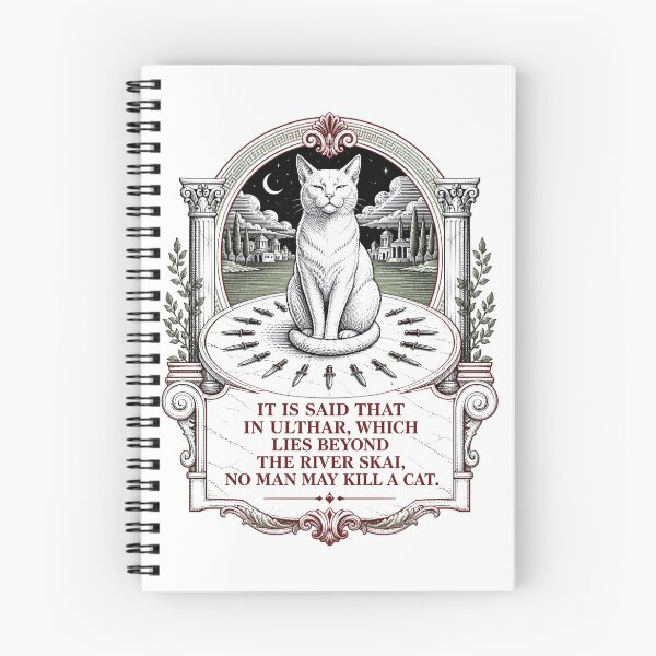 Item preview, Lovecraft Cats of Ulthar: No Man May Kill a Cat designed and sold by Fenay Designs.