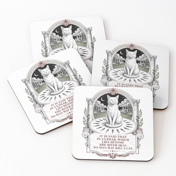 Item preview, Lovecraft Cats of Ulthar: No Man May Kill a Cat designed and sold by Fenay Designs.