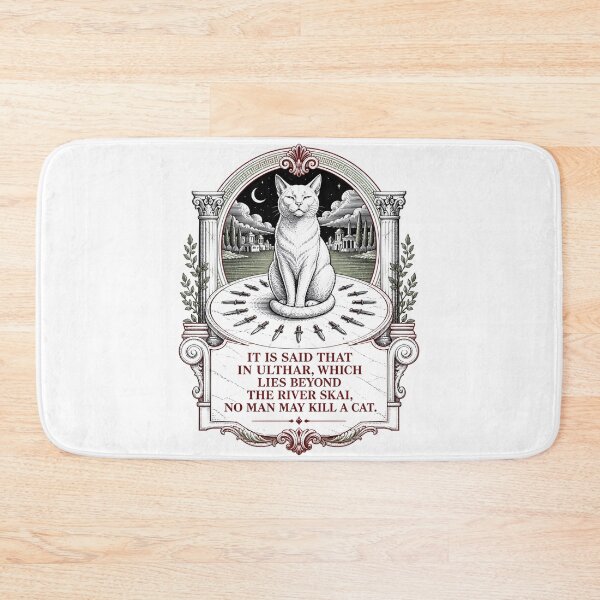Item preview, Lovecraft Cats of Ulthar: No Man May Kill a Cat designed and sold by Fenay Designs.