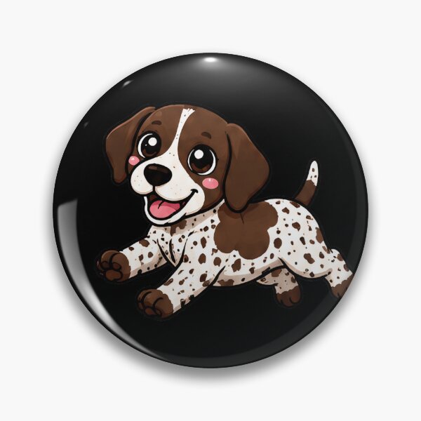 Item preview, Cute German Shepherd Pointer stickers and apparel design designed and sold by rafaeltto.
