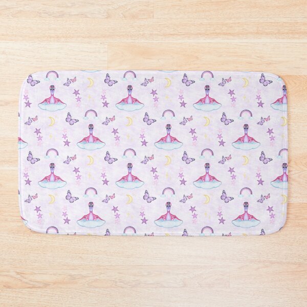 Item preview, Cute Lilac Dinosaur Pattern - Soft Pastel Artistic Dino Print designed and sold by PatternUnique.