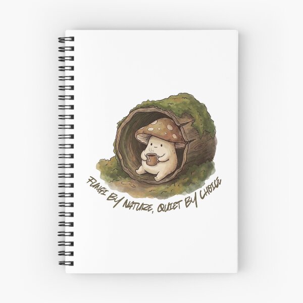 Item preview, Fungi By Nature, Quiet By Choice  Funny Qnotes gift designed and sold by HappyHarmony40.