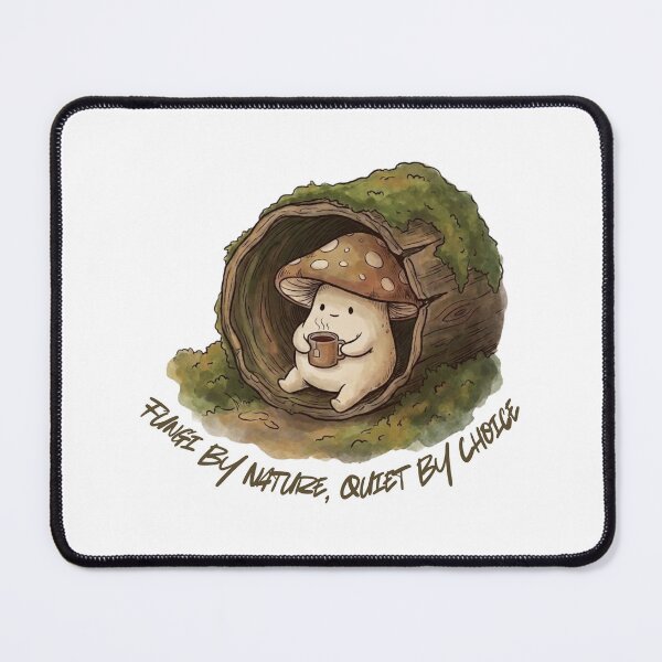 Item preview, Fungi By Nature, Quiet By Choice Funny Qnotes gift designed and sold by HappyHarmony40.
