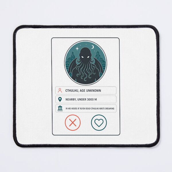 Item preview, Lovecraft Cthulhu Dating Profile: Age Unknown designed and sold by Fenay Designs.