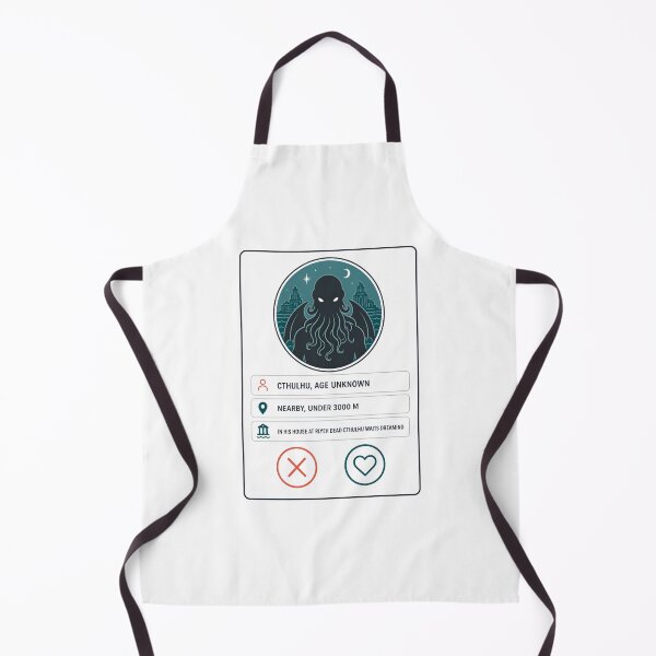Item preview, Lovecraft Cthulhu Dating Profile: Age Unknown designed and sold by Fenay Designs.