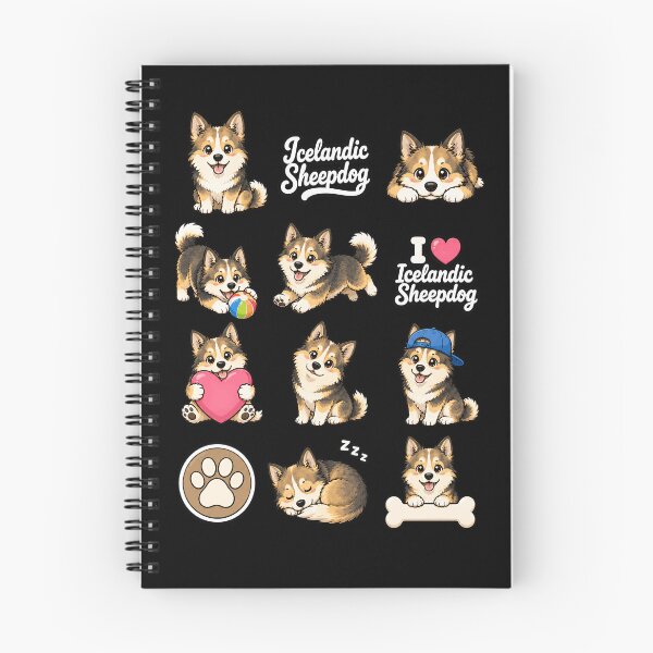 Item preview, Cute Icelandic Sheepdog stickers and apparel design designed and sold by rafaeltto.