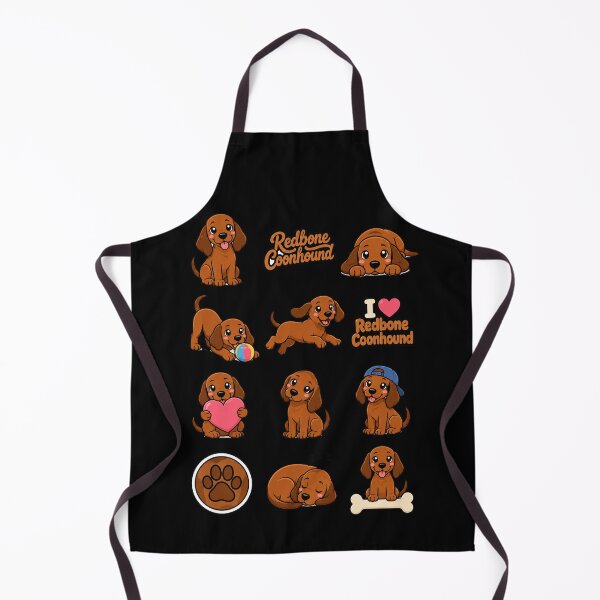 Item preview, Cute Redbone Coonhound stickers and apparel design designed and sold by rafaeltto.
