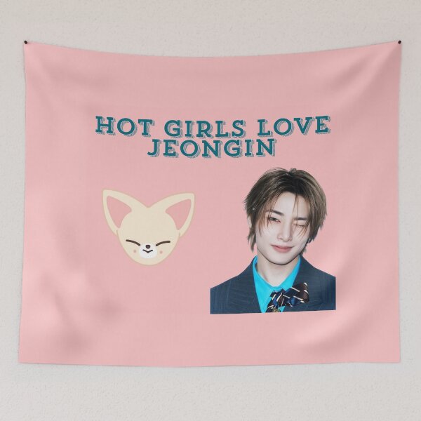 Item preview, Skz Jeongin Flag/Tapestry designed and sold by lixiiy.