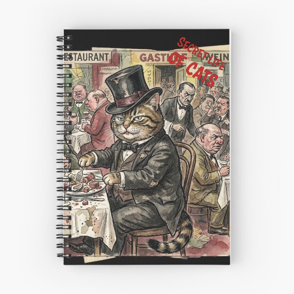 Item preview, The Bourgeois Tomcat – Vintage Satirical French Bistro Art Print designed and sold by FreiherrPK.