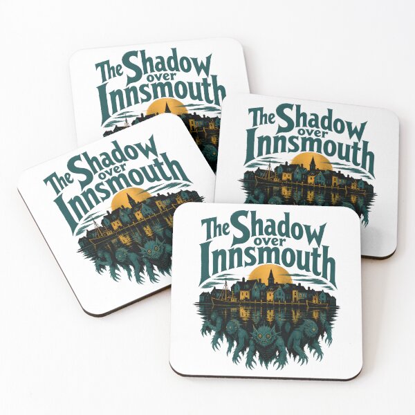 Item preview, Lovecraft Shadow Over Innsmouth Moonlit Harbor designed and sold by Fenay Designs.