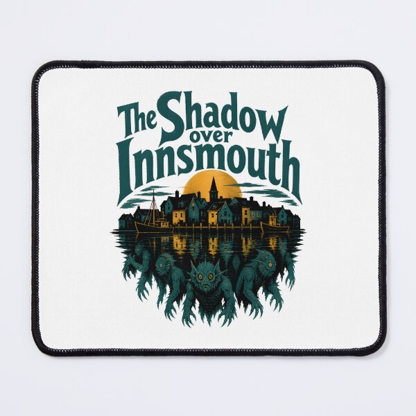 Item preview, Lovecraft Shadow Over Innsmouth Moonlit Harbor designed and sold by Fenay Designs.