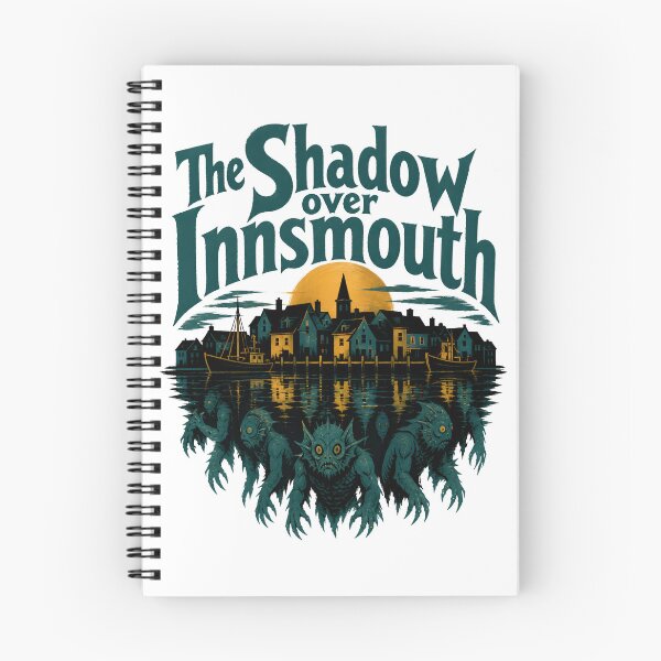 Item preview, Lovecraft Shadow Over Innsmouth Moonlit Harbor designed and sold by Fenay Designs.