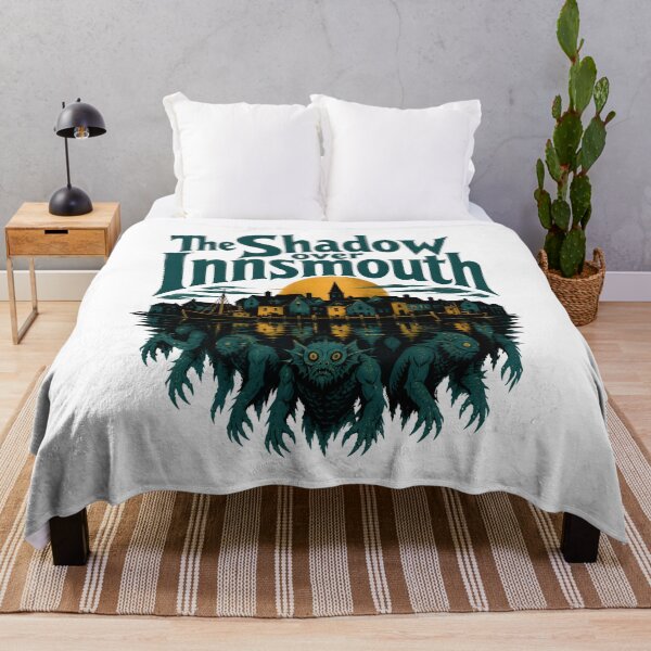 Item preview, Lovecraft Shadow Over Innsmouth Moonlit Harbor designed and sold by Fenay Designs.