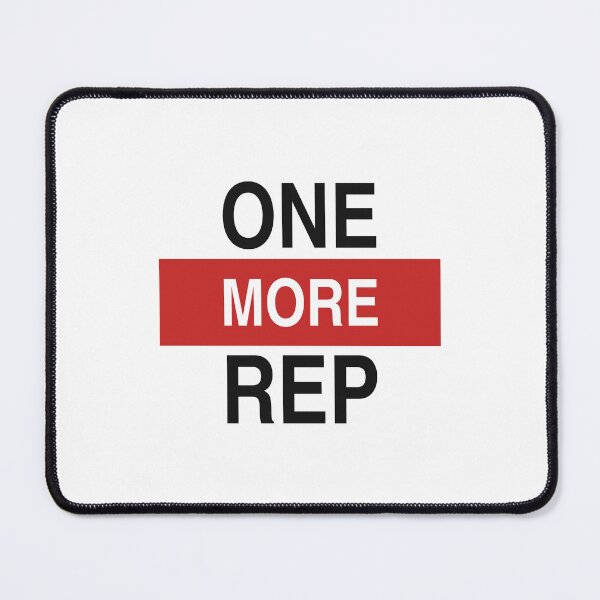 Item preview, One More Rep - Weightlifting Quote designed and sold by KLIFT.