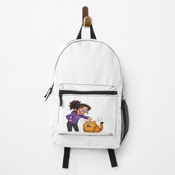 Item preview, Girl Annoying Angry Cat - Funny Pet Owner Graphic designed and sold by Sushikidsntoddlers.
