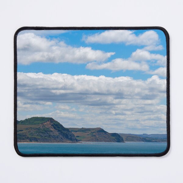 Item preview, Cumulus and Stratocumulus Clouds above the Jurassic Coastline and Lyme Bay Dorset designed and sold by Dorset Girl.