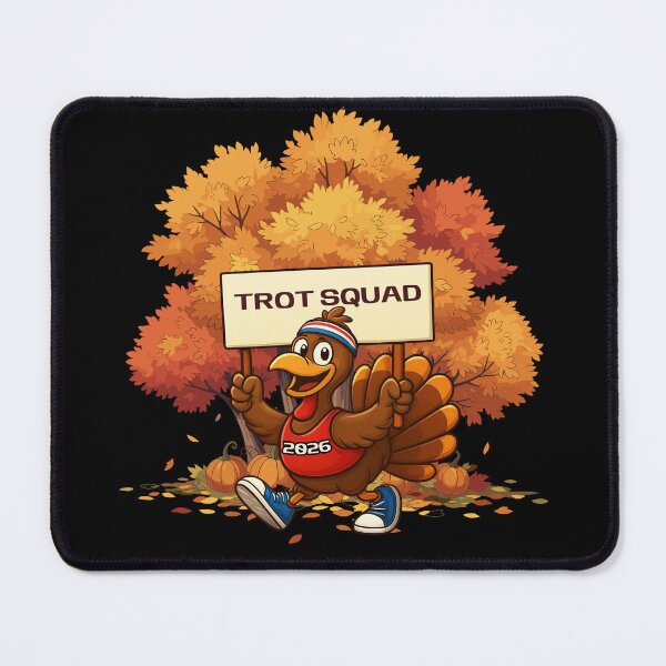 Item preview, Turkey Trot Squad 2026 | Turkey Runner with 2026 Sign designed and sold by PROPera-design.