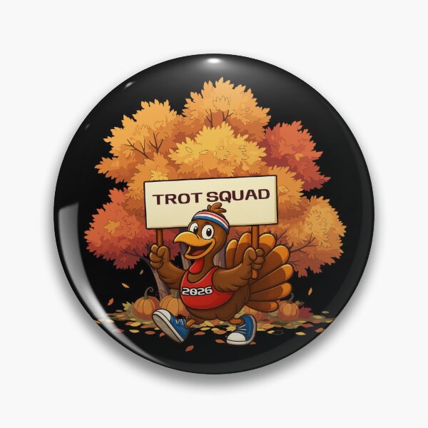 Artikelvorschau, Turkey Trot Team 2026 | Turkey Runner mit 2026-Schild entworfen und verkauft von PROPera-design.