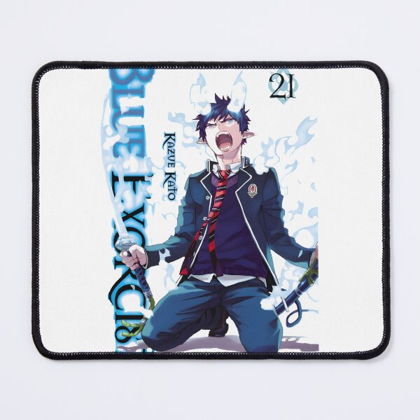 Item preview, Epic Shonen Anime Art: Blue Flame Demon Slayers & Exorcist Academy Adventures | Japanese Fan Design | Limited Edition designed and sold by simigraphic.