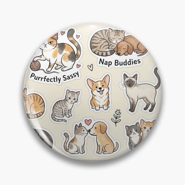 Item preview, Cute Printable Pets Sticker Pack designed and sold by Amer16.