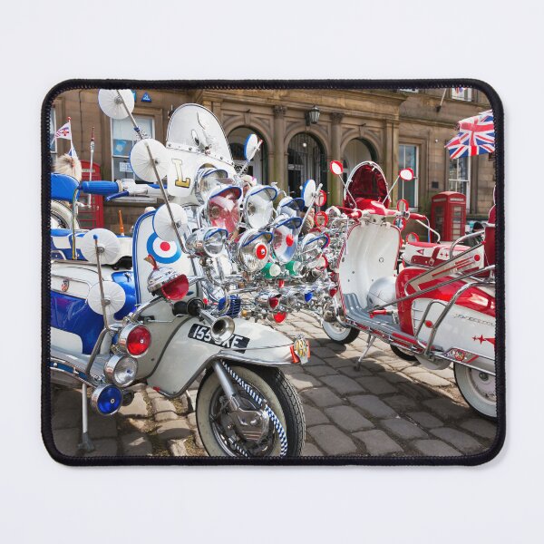 Item preview, Northern Soul Mod Scooters on Cobblestone Street designed and sold by Paul Thompson Photography.