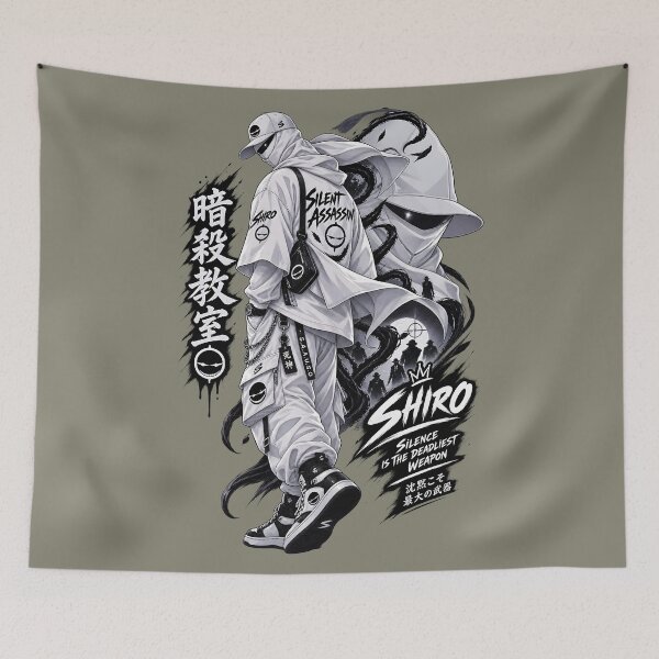 Item preview, Silent Assassin - Anime Villain designed and sold by MOFAPPAREL.
