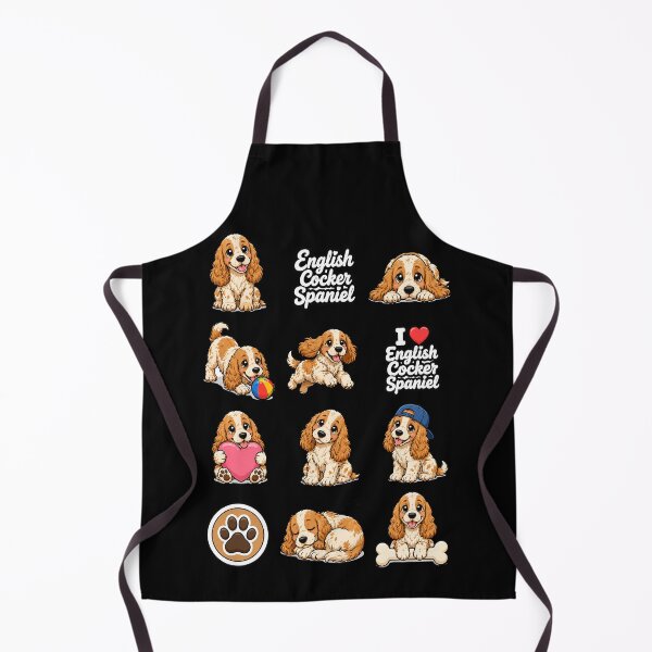 Item preview, Cute English Cocker Spaniel stickers and apparel design designed and sold by rafaeltto.
